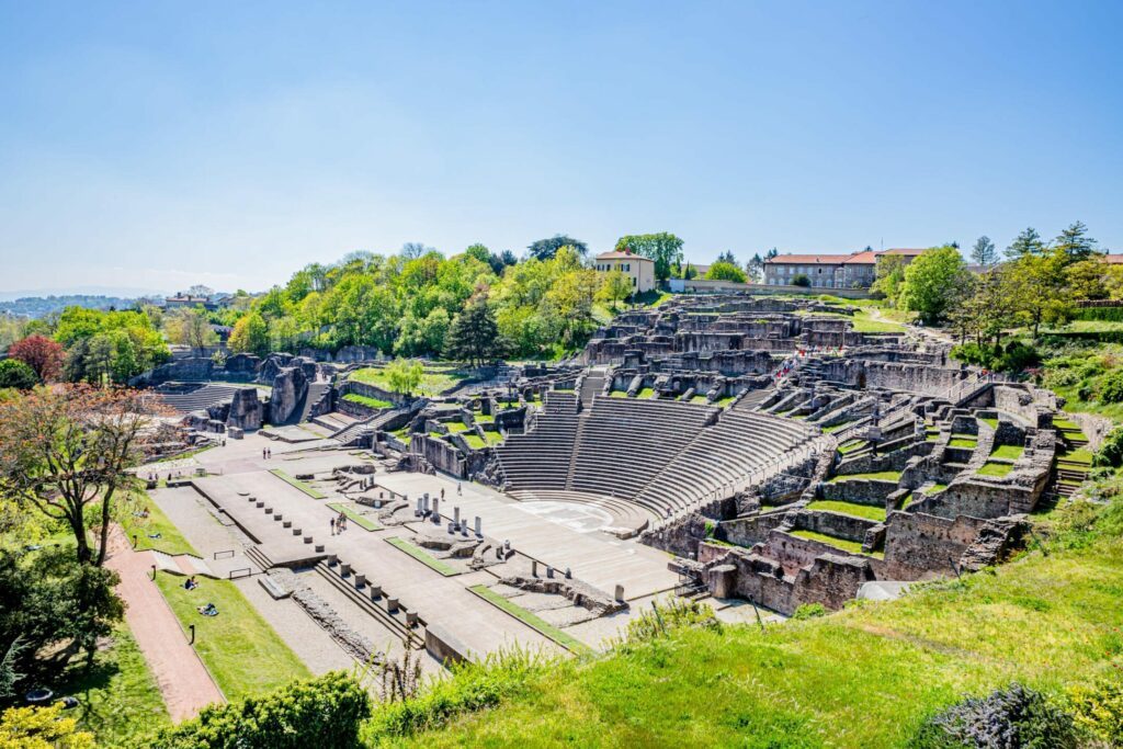 Le théâtre Gallo Romain de Fourvière dans les monuments de Lyon