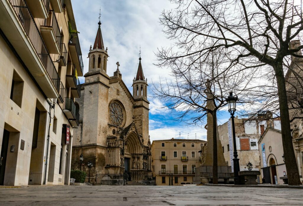 Le village de Vilafranca del Penedes à faire autour de Barcelone