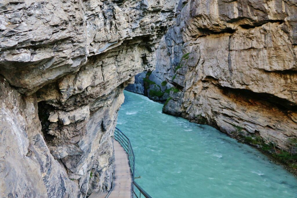 Les gorges de l'Aar dans les paysages de Suisse