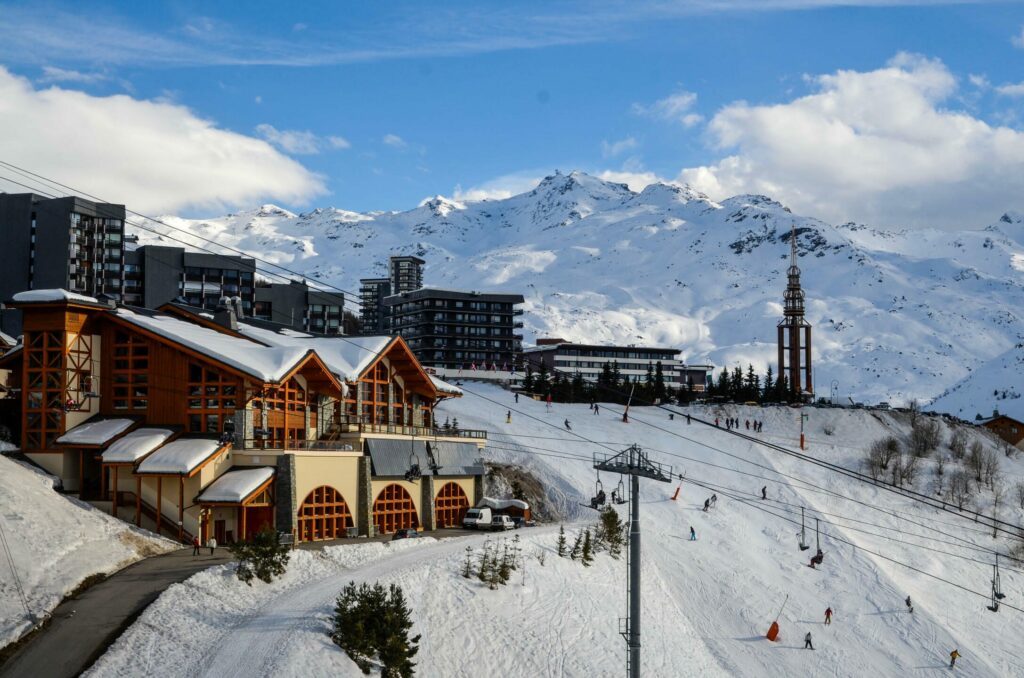 Les Menuires dans les Alpes du Nord