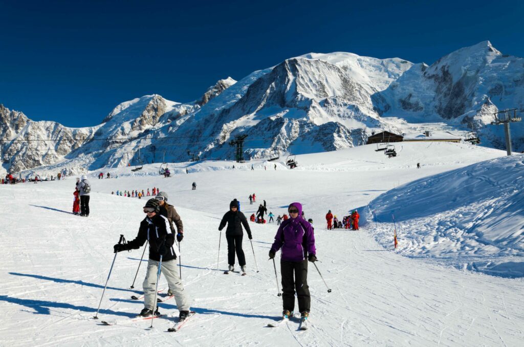 Les pistes de Chamonix