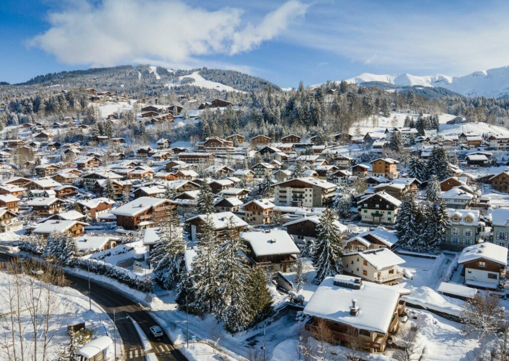 Megève sous la neige