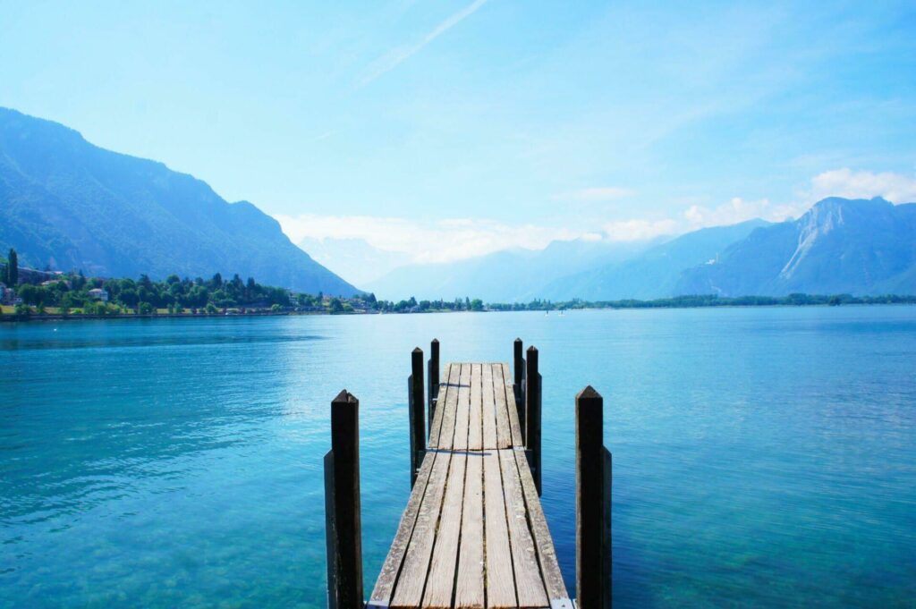 Montreux, au bord du lac Léman