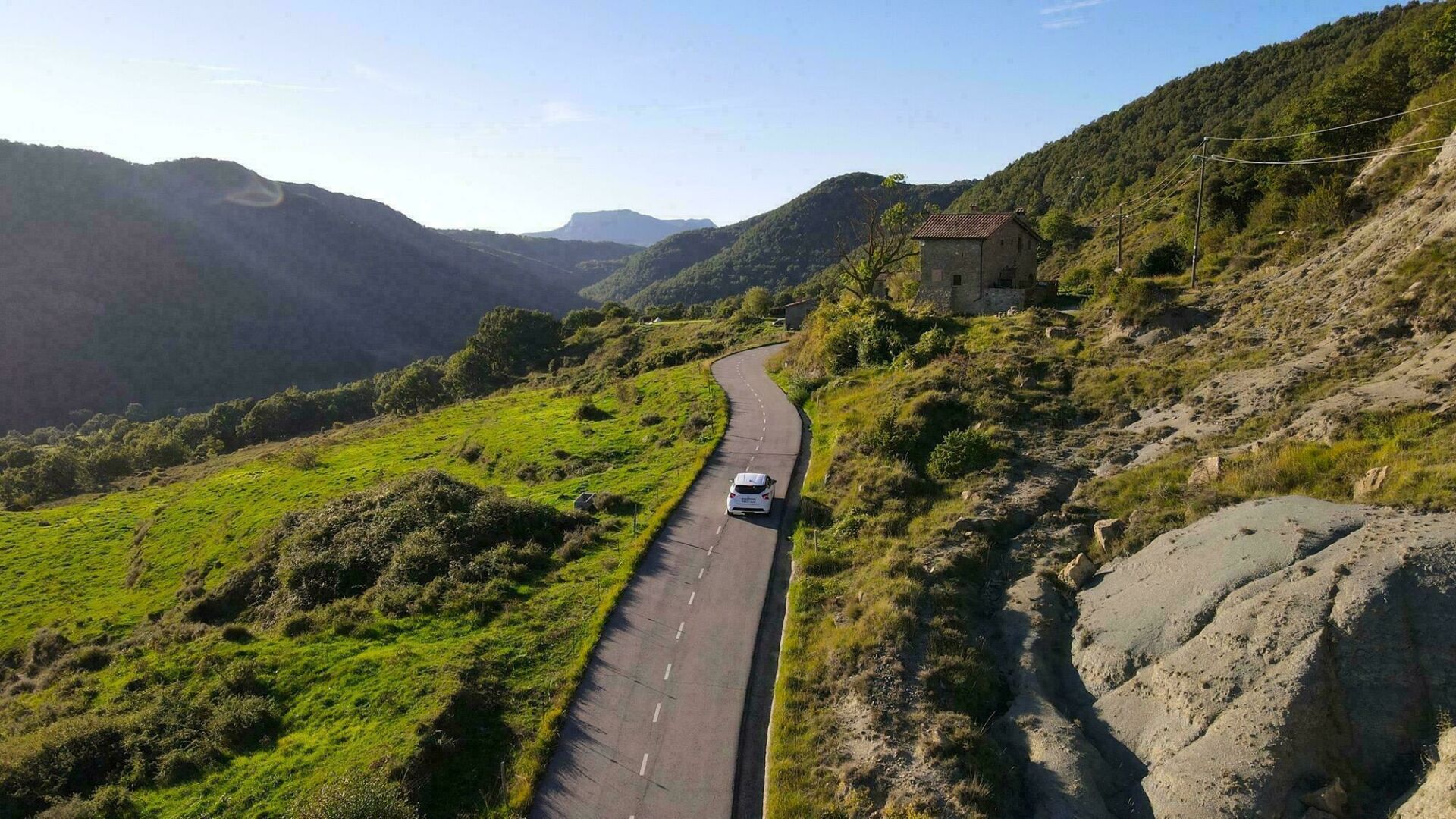 En route pou run road trip en Espagne