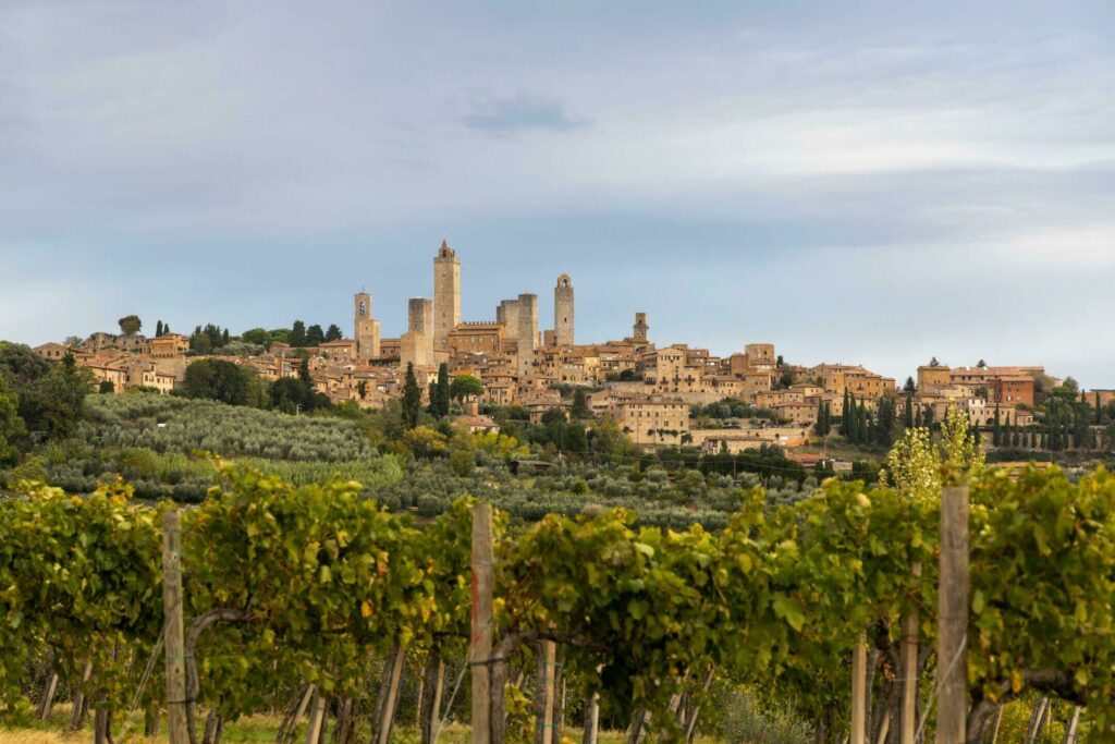 San Gimignano in Italy in the sights of Europe