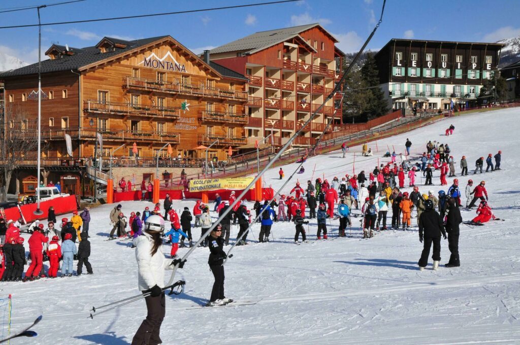 La station de Super Sauze dans les Alpes du Sud