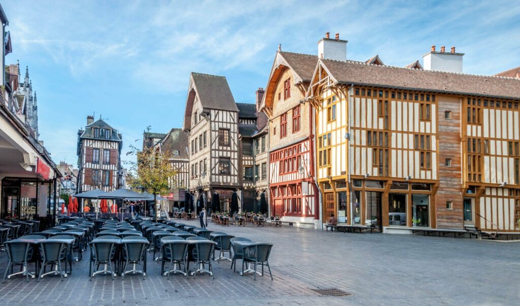 Troyes and its beautiful facades 1 hour by train from Paris