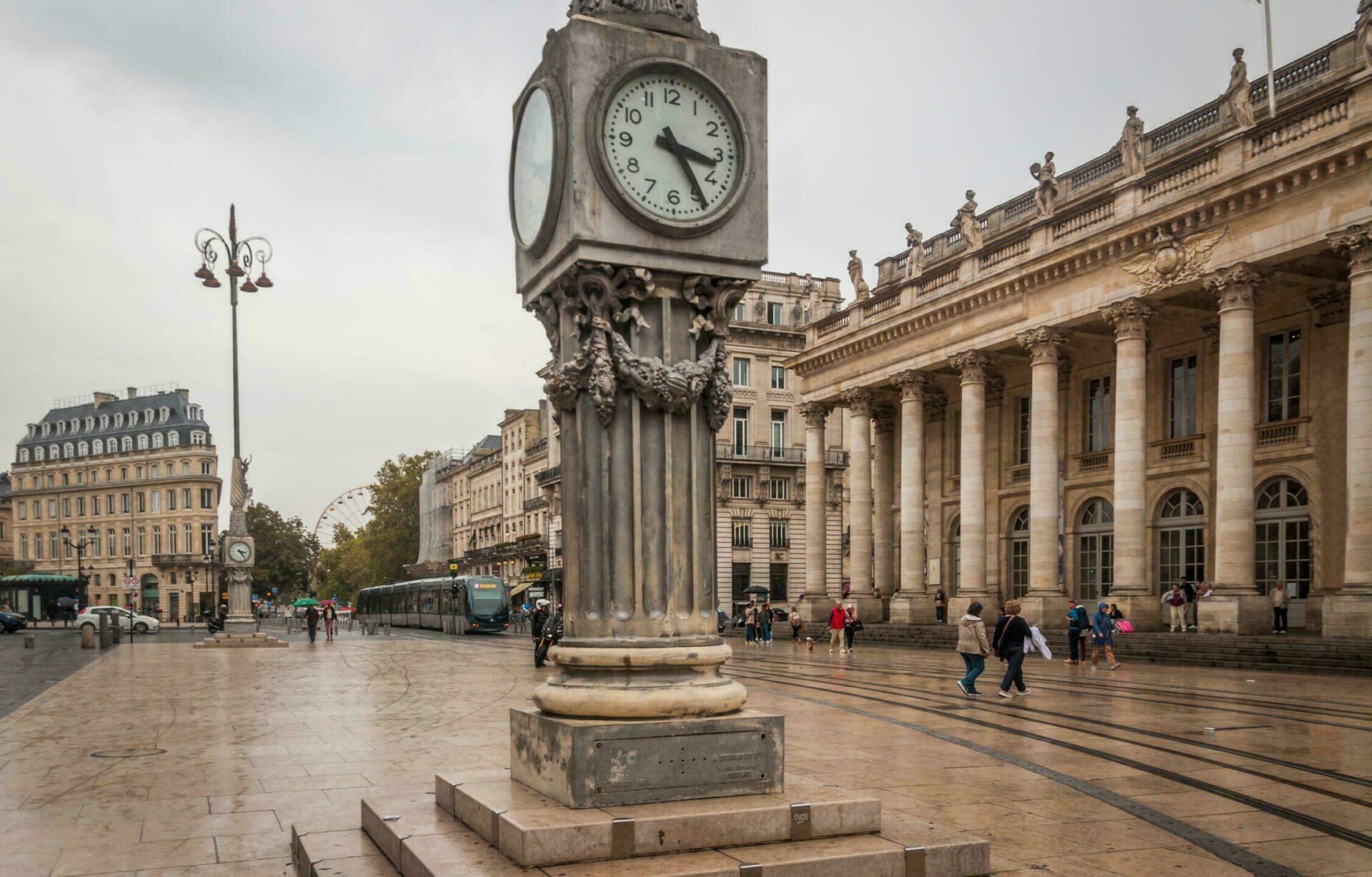 Bordeaux quand il pleut