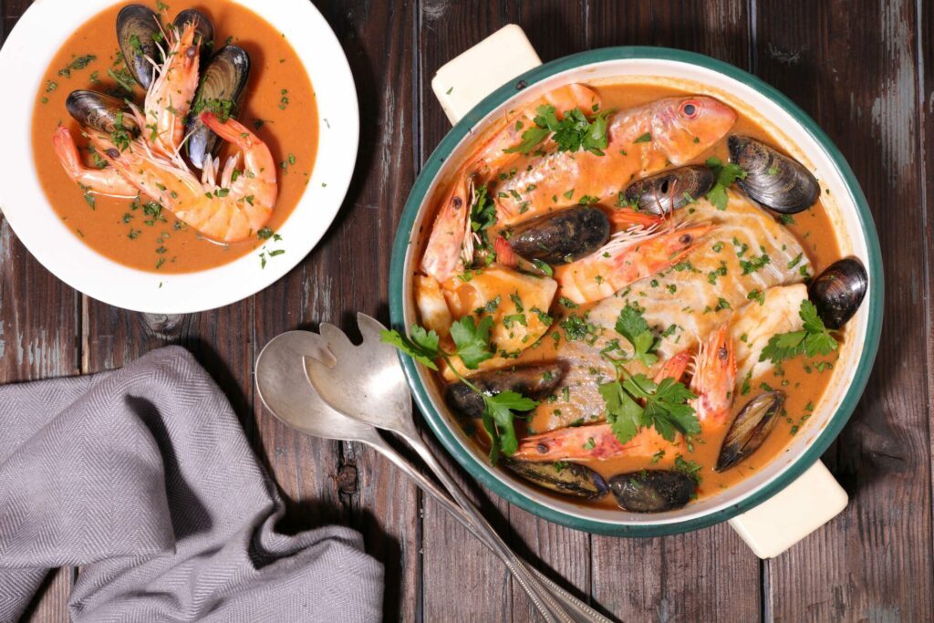 La fameuse bouillabaisse de Marseille