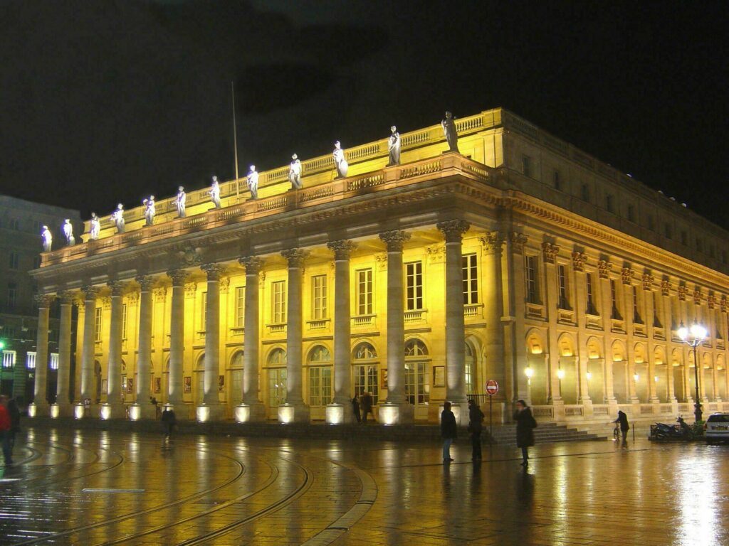 Le grand théâtre de Bordeaux