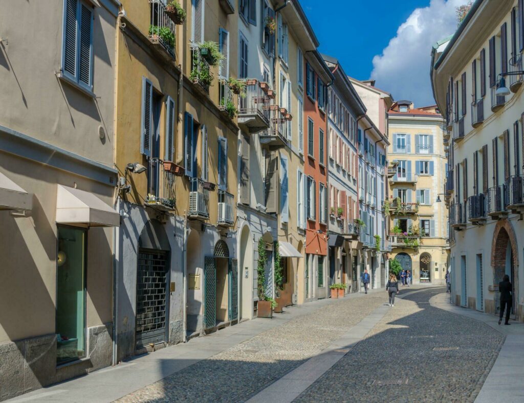 Le quartier de Brera à Milan