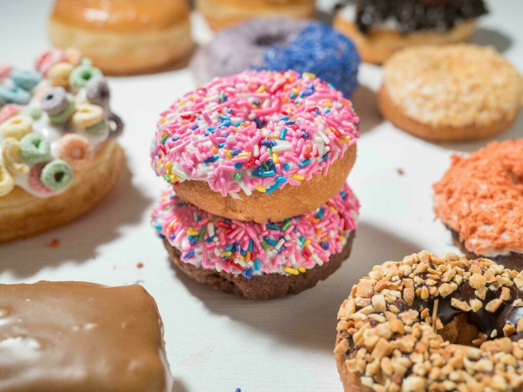 Les Donuts colorés de Portland dans l'Oregon