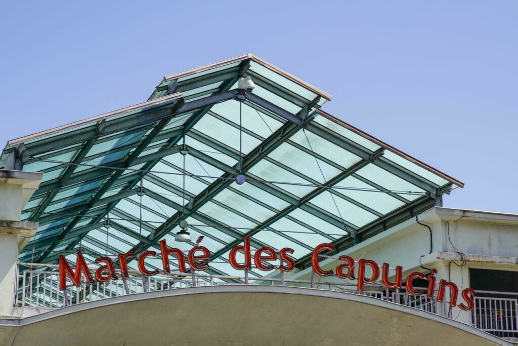 Le marché des Capucins