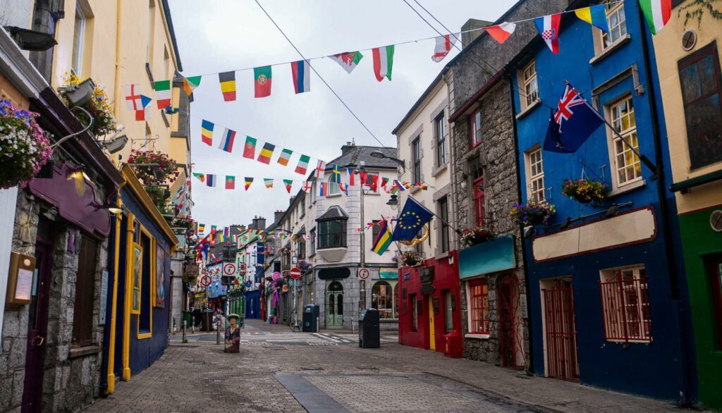 Galway et ses rues colorées