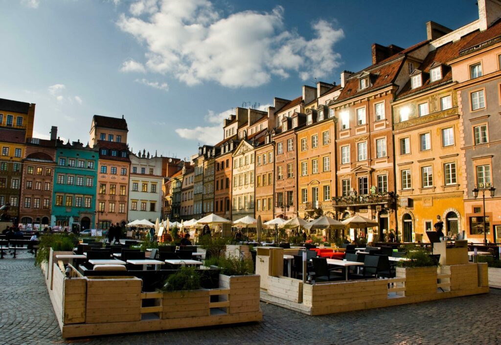 La place Rynek à Varsovie