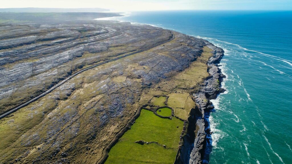 Le Burren dans les paysages d'Irlande