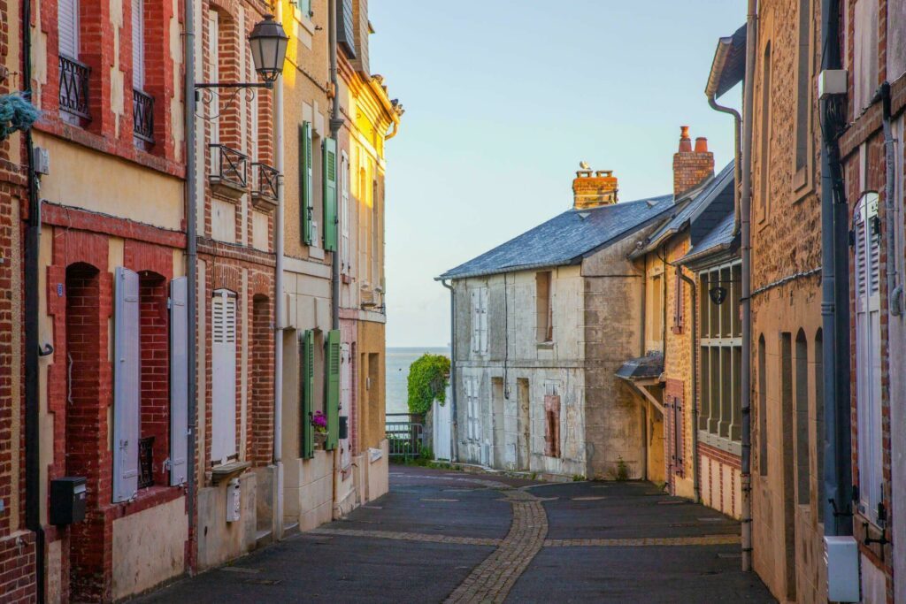 Le joli village de Villerville dans le Calvados