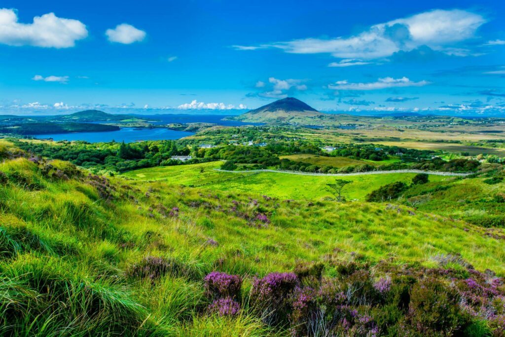 Le parc du Connemara dans les paysages d'Irlande