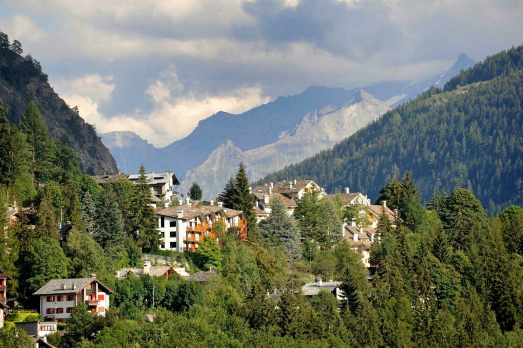 Le village de Courmayeur