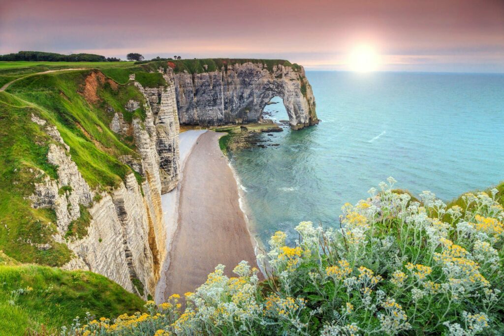 Les falaises d'Etretat