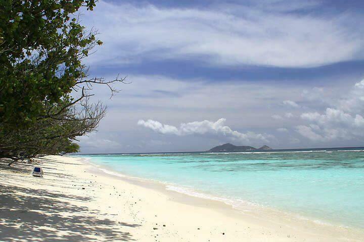 Anse La Passe sur l'île Silhouette