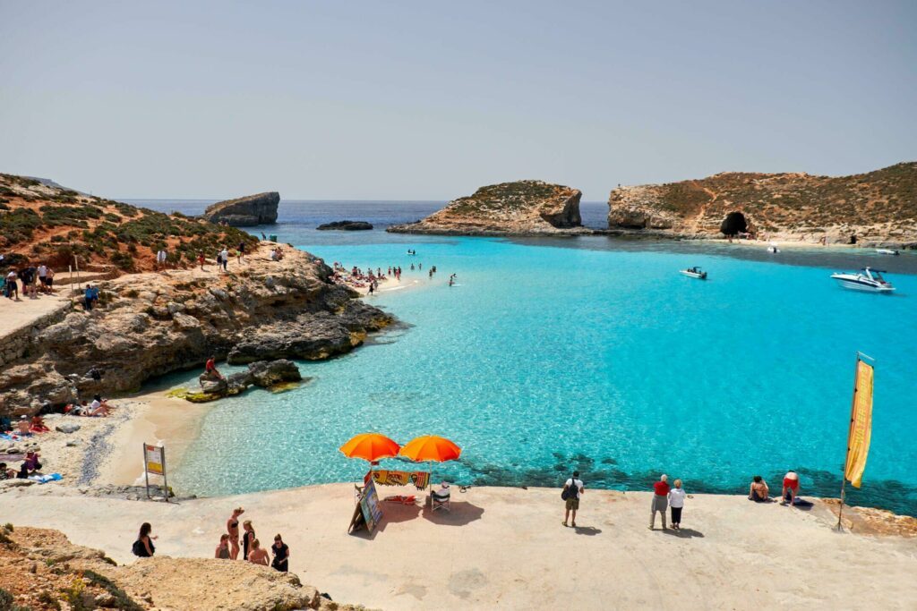 Blue Lagoon à Comino