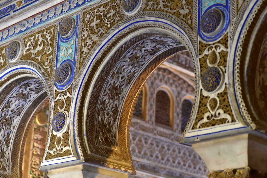 Detail Alcazar de Seville architecture histoire