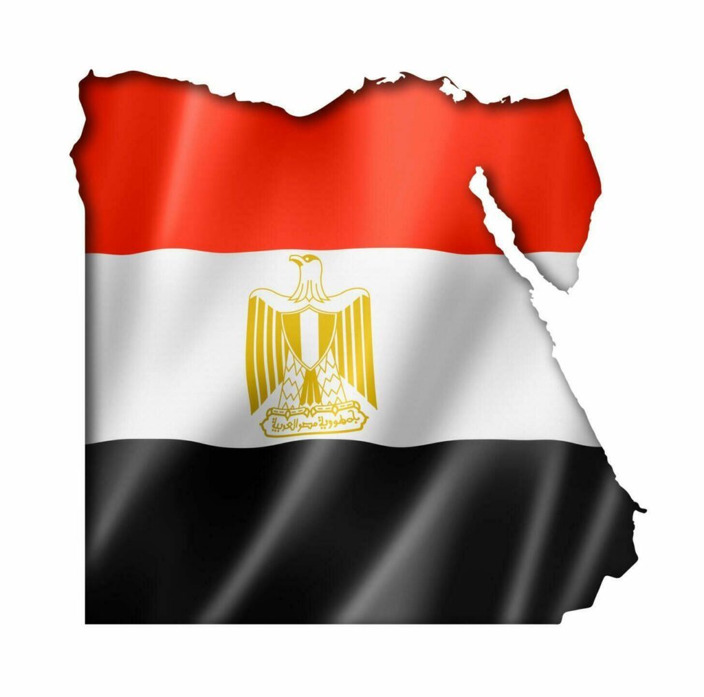 egypte drapeau forme pays 