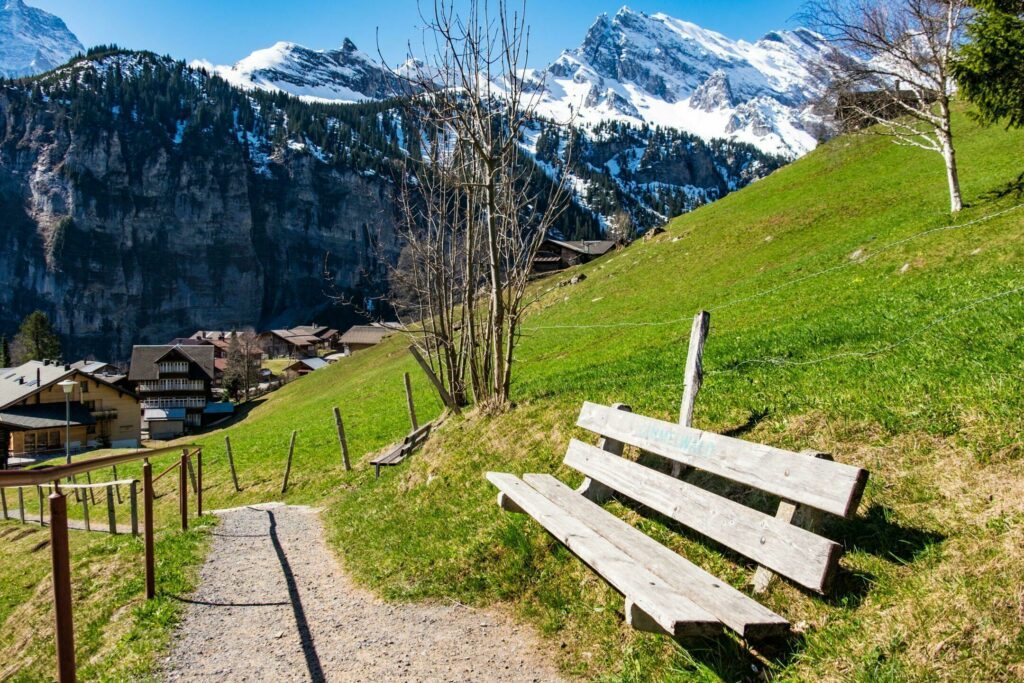 Gimmelwald dans les villages de Suisse