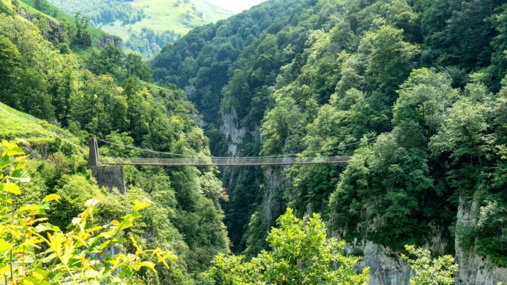 La passerelle d'Holzarte