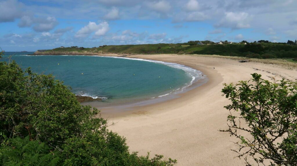 La plage du Verger à Cancale