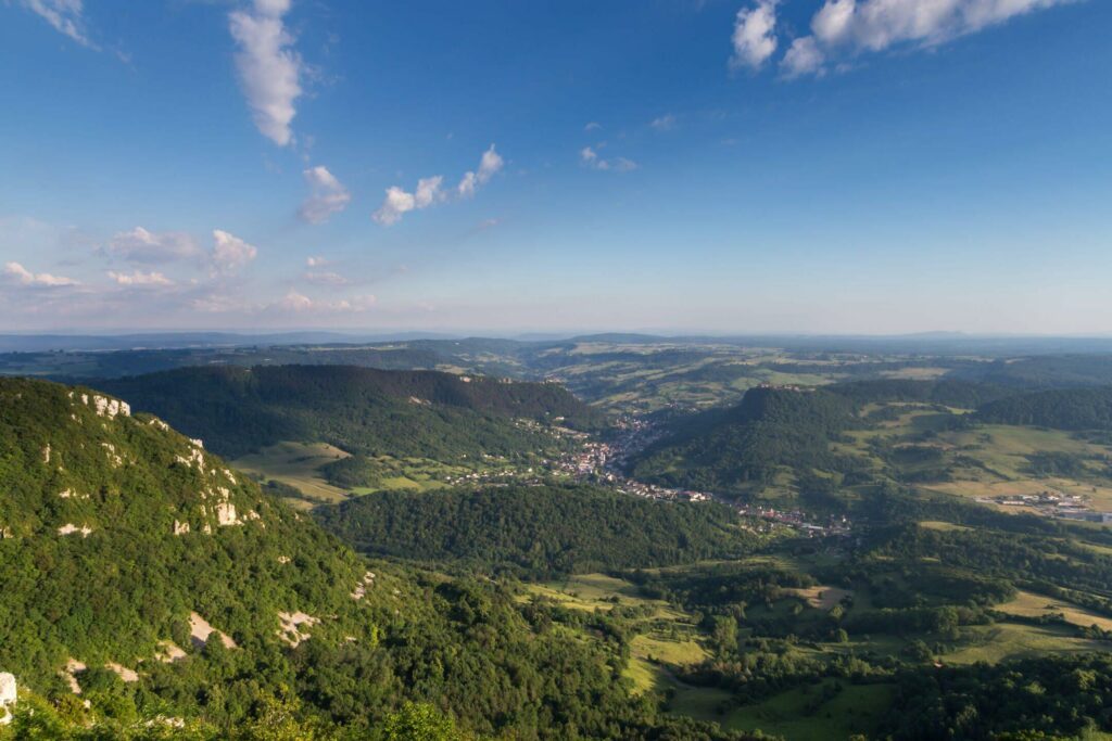 La vallée de Salins les Bains