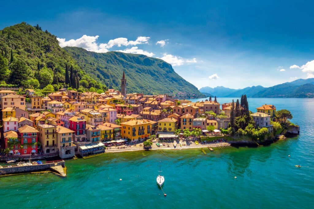 Le lac de Côme en Italie