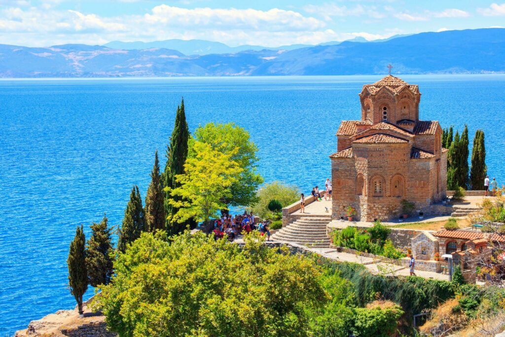 Le lac d'Ohrid côté Macédoine