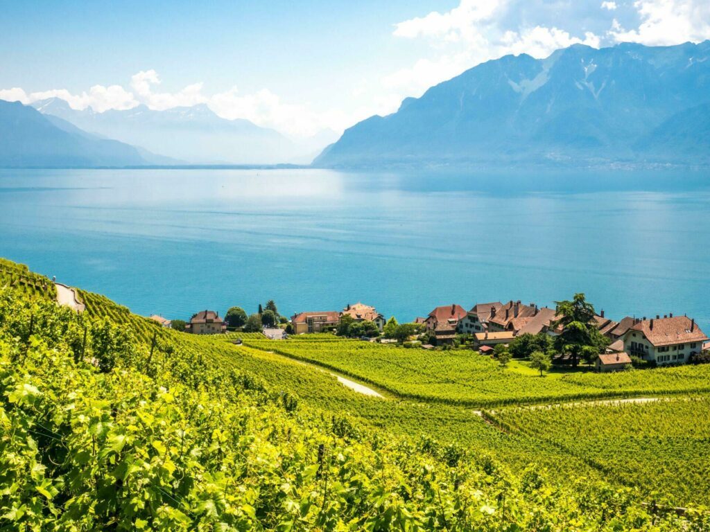Le lac Léman en Suisse