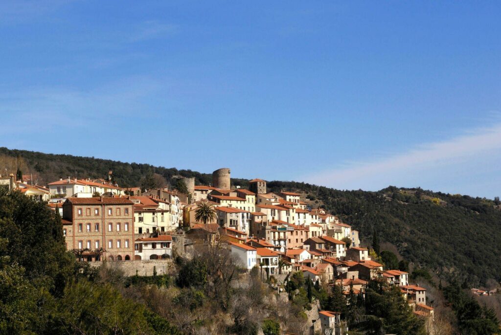Le village de Palalda autour de Perpignan