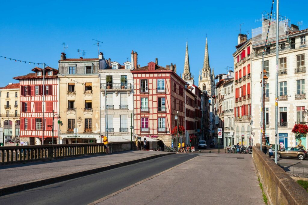 Les maisons colorées de Bayonne