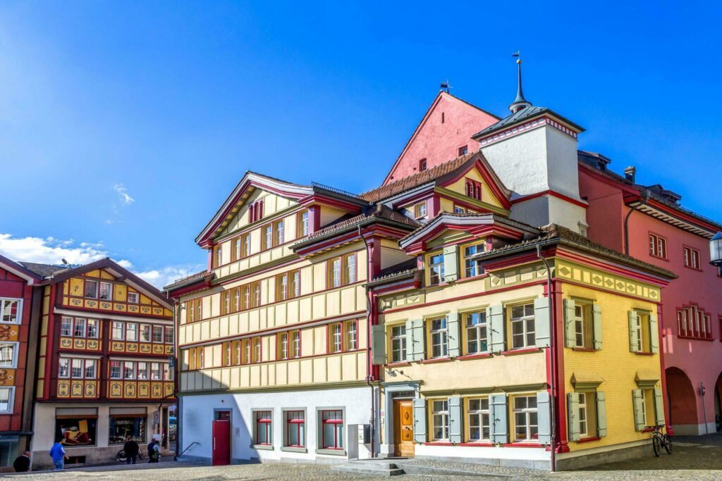Les maisons typiques d'Appenzell