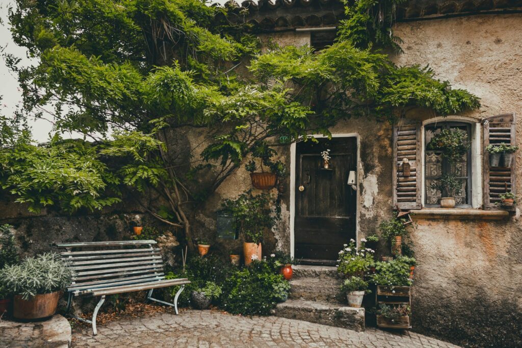 Maison typique dans le village de Tourtour