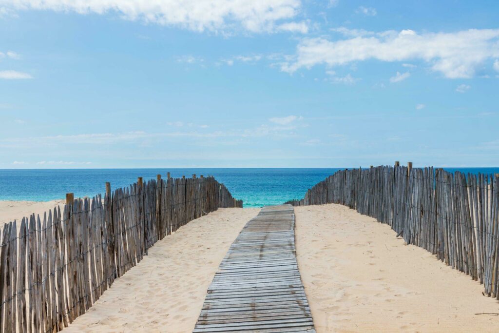 Mimizan Plage dans les paysages des Landes