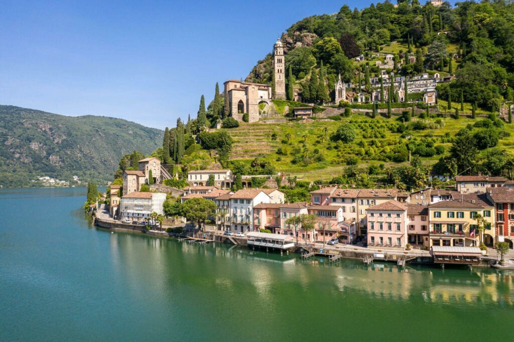 Morcote et le lac Lugano