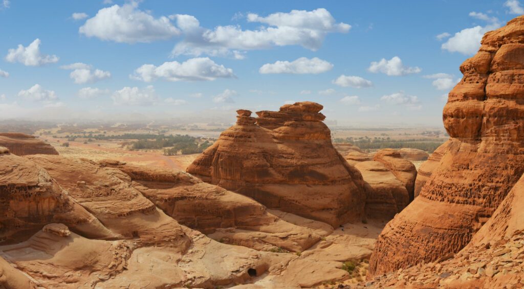 Désert en Arabie Saoudite : il peut faire chaud