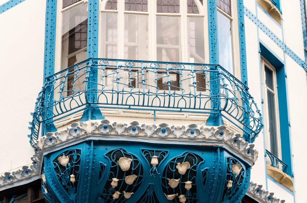 Exemple de l'architecture Art Nouveau à Nancy