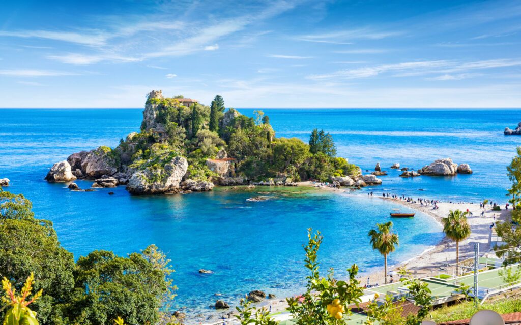 Isola Bella dans les paysages d'Italie