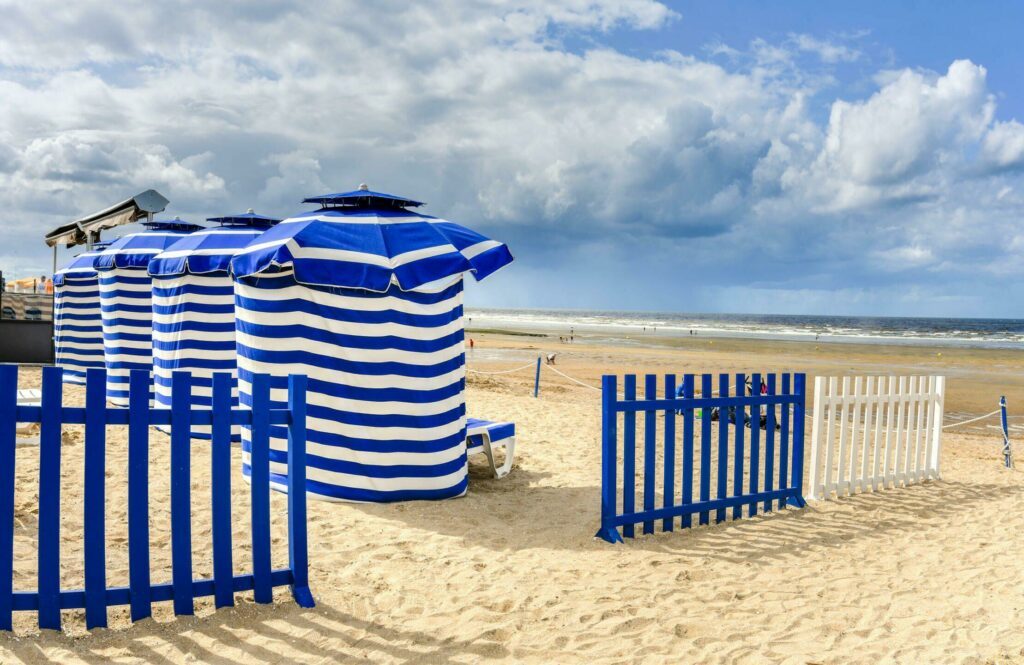 La plage de Cabourg