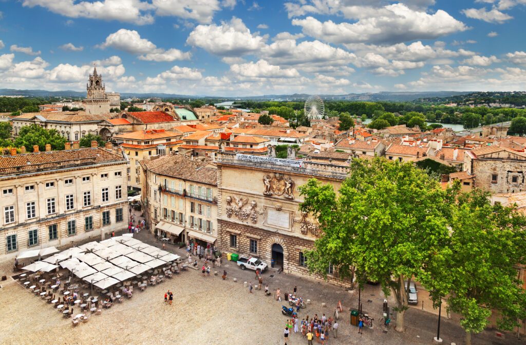 Medieval town Avignon, France