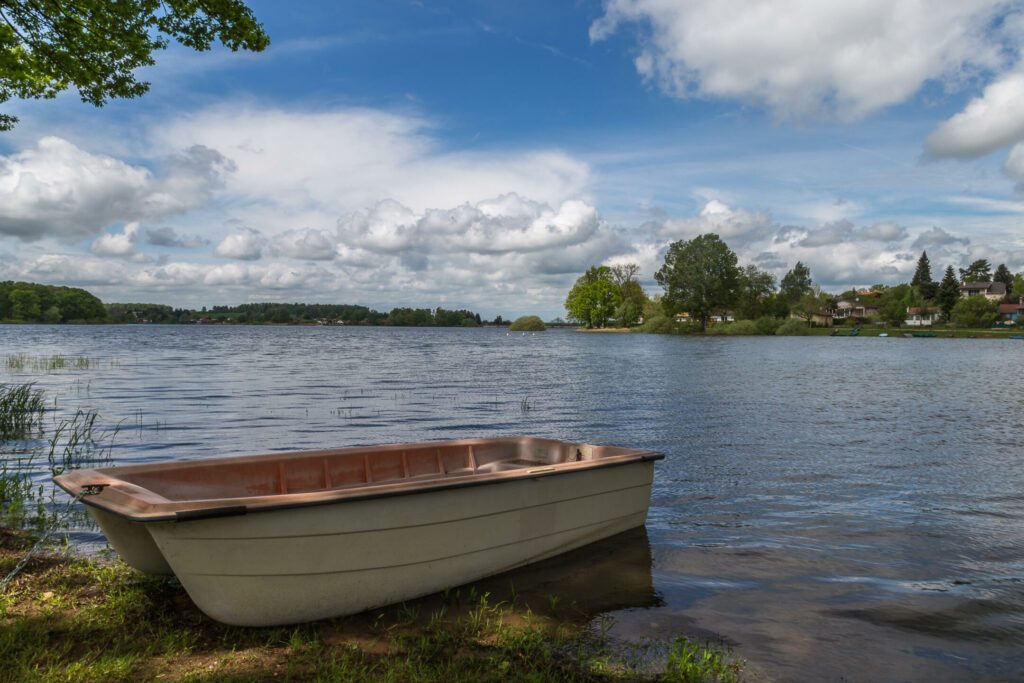 Le lac de Bouzey dans les Vosges