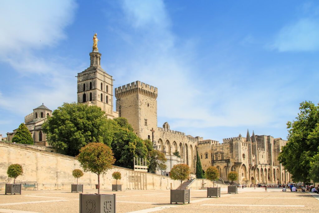 Popes Palace in Avignon, France