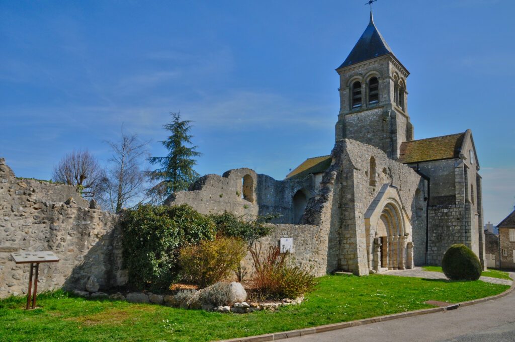 France, the Sainte Marie Madeleine church of Montchauvet