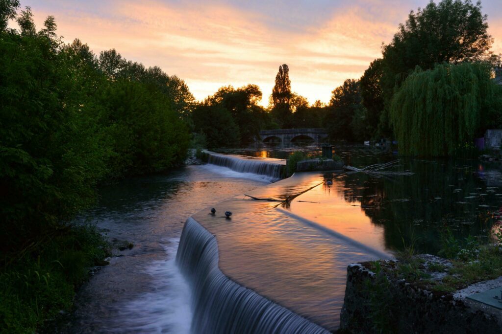 Les rivières de Vivonne dans les villages autour de Poitiers